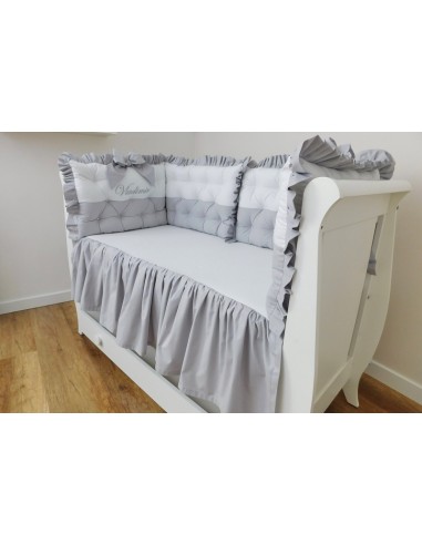 Set Aparatori - Half Ruffle Light Cloud