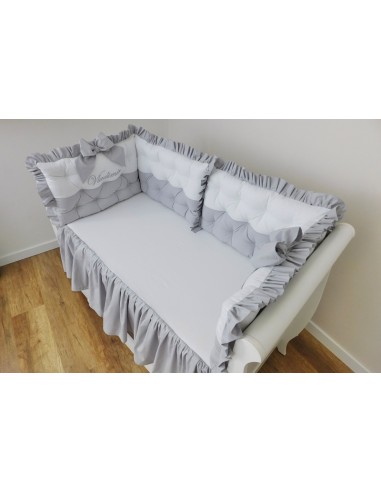 Set Aparatori - Half Ruffle Light Cloud