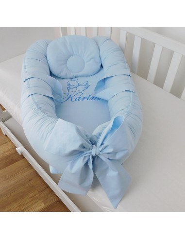 Baby Nest Personalizat - Texas Blue