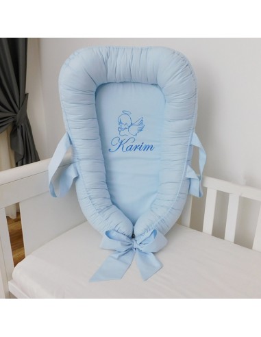 Baby Nest Personalizat - Texas Blue