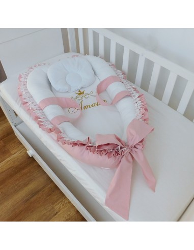 Baby Nest  personalizat- Lace Powder...