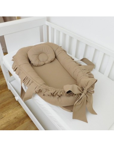 Baby Nest - Ruffle Brown