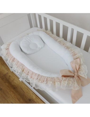 Baby Nest - Blossom Beige Wide Lace