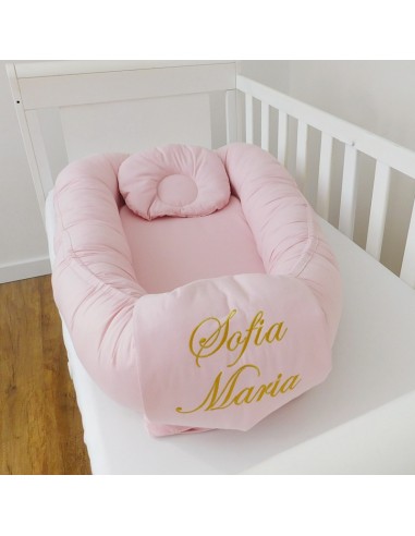 Baby Nest Personalizat - Powder Pink...