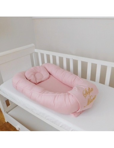 Baby Nest Personalizat - Powder Pink...