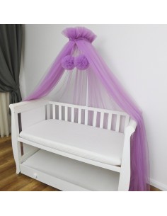 Baldachin Tul - Thick Lilac