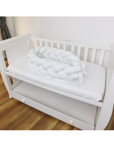 Braided Baby Nest 2in1 - Velvet White