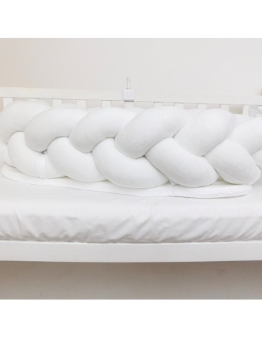 Braided Baby Nest 2in1 - Velvet White