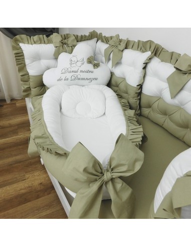 Set pentru patut personalizat - Olive...